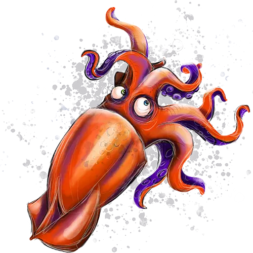 Calamaro unfrittiert - Monsta, Monster, Calamari, Meer, Fisch, Tintenfisch - Standard T-Shirt
