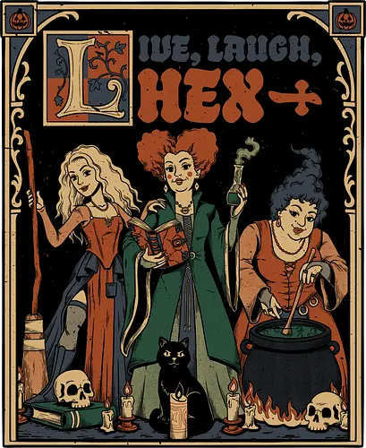Medieval Witch Sisters - Medieval, Bewitched, Witches, Witchcraft, Witch, Sisters, Movies, Movie, 90s Movies, Old Movies, Classic Movies, Classic Movie, Horror, Horror Comedy, Comedy, Dark Fantasy, Fantasy, Adventure, Pumpkin, Ritual, Dark Ritual, Magic, Magical, Grimoire, Book, Broom, Broomstick, Cat, Black Cat, Potion, Skull, Skulls, Candle, Live Laugh Love, Laugh, Laughing, Quote, Brewing, Brewery, Halloween, Halloween Movie, Halloween Movies, Halloween Design, Halloween Art, Halloween Aesthetic, Halloween Vibes, Classic, Cult Classic - Standard T-Shirt