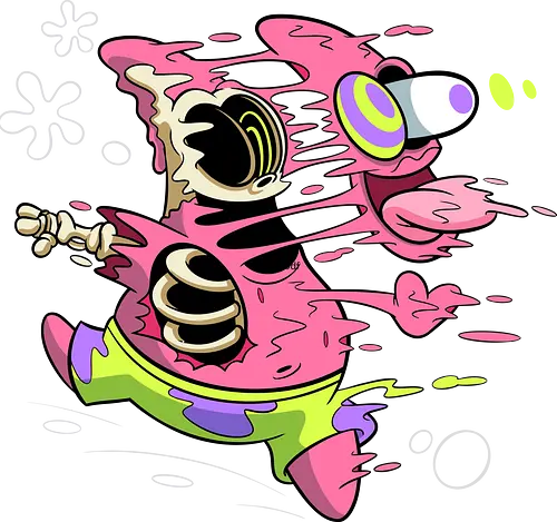 Freaky Stern - Psychedelische Chaos-Kreatur - freaky star, rosa kreatur, horror kunst, creepy cartoon, skelett kunst, body horror, patrick star, seltsame kreatur, dark cartoon, surreal art, Sponge, patrick horror, patrick freaky, patrick star fan art, spongebob horror, cartoon horror, creepy art, horror cartoon, skeleton art, seltsamer charakter, geek art, body horror, dark art, surreal art, creepy cartoon, patrick star art, geek art, pop culture, weird art, psychedelic art, creepy art, monster design, horror cartoon - Standard T-Shirt