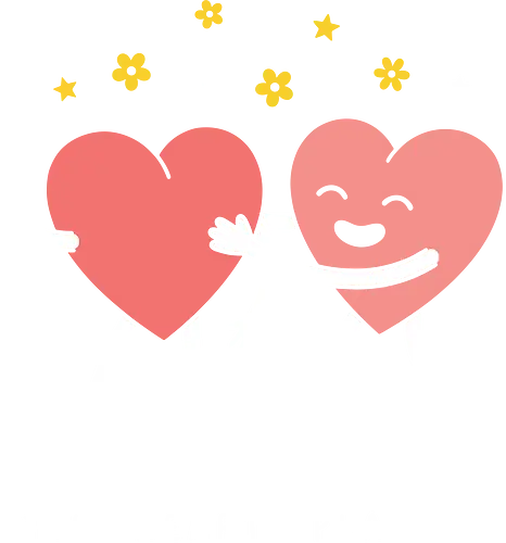 Heart to Heart: The Happy Hug - cute heart hug shirt, Valentine's day graphic tee, kawaii aesthetic apparel, matching couple shirts, best friend clothing, pastel pink heart merch, wholesome graphic design, sweet minimalist streetwear, spread love tee, happy heart character fashion - Standard T-Shirt