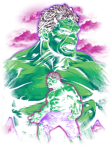 Green Gamma - Comic, Superheroes, Comic Books, Epic Battle, Versus, Battle, Superhero Battle, Geek Culture, Pop Culture, Green Goliath, Gamma, Smash, Comics - Standard T-Shirt