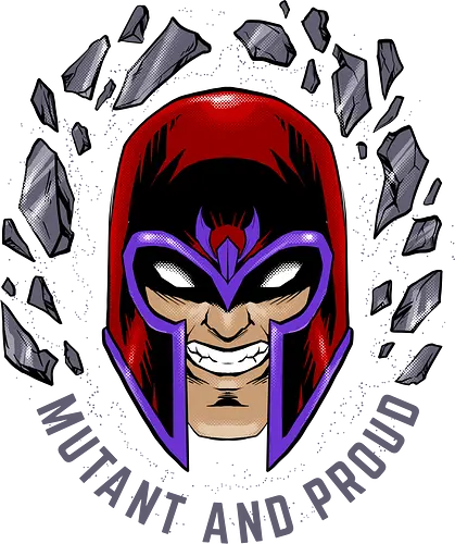 master of magnetism - villain, mutant, mutant leader, magnetism, proud, Magnet, Superhero - Standard T-Shirt