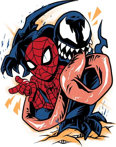 partner in crime - superhero, vigilante, Superhero, Symbiote, carnage, symbiote - Standard T-Shirt