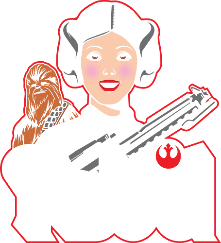 Rebel princess - Villain, mashup, parody - Standard T-Shirt