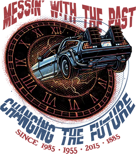 Mess with the past change the future - Movie, film, classic movie, time travel, family, sci-fi, comedy, future - Standard T-Shirt