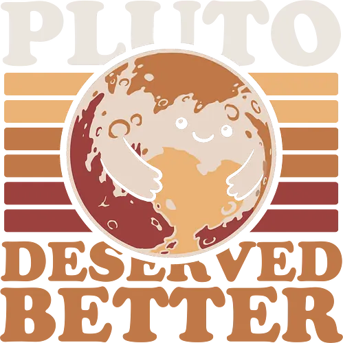 Pluto Vintage Planet - Astronaut, Astronomer, Astrophysicist, Astronomy, Planet, Space, Pluto, Pluto Is A Planet, Science, Science Fiction, Cute, Fun, Funny, Adorable, Joke, Vintage, Retro, Retro Vintage, Asteroids, Asteroid - Standard T-Shirt