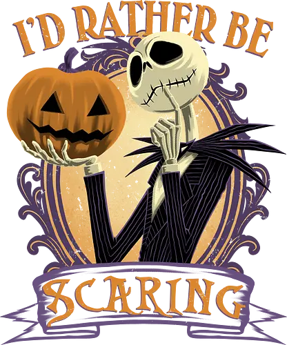 Rather Be Scaring - Jack Skellington, Nightmare - Standard T-Shirt