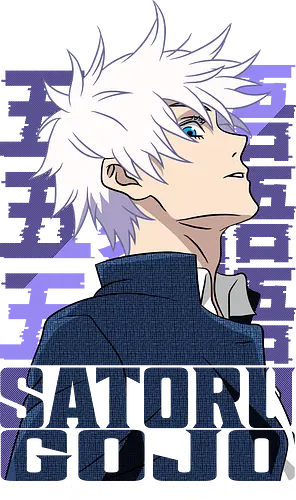 Satoru Gojo Japan Limitless Legend - Gojo Satoru, JJK strongest, Japan style, white hair anime, anime fan gift, cool sorcerer, minimalist design, Jujutsu - Standard T-Shirt