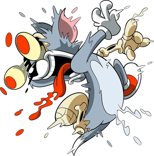 Freaky Schmelzende Graue Katze - Klassische Underground Horror Cartoon Kunst - graue Katze Horror, schmelzender Cartoon Freaky, graue Katze Skelett, herausspringende Augen Cartoon, Underground Horror Kunst, schmelzende Zombie Katze, Tom and Jerry, klassischer Horror Geek Druck, graue Katze Skelett Kunst, rote Zunge Cartoon Horror, alternative Cartoon Kunst, klassischer amerikanischer Cartoon Horror, urbaner Geek Druck, schmelzende Pop Art Horror, Katzen Charakter Horror, klassischer dunkler Cartoon - Standard T-Shirt
