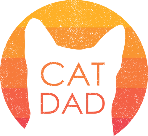 Cat Dad - dad, father, fathers day, funny, i love my cat, kitten, kitty, pet, cats love, cat dad, animal, cat, cat owner, cats, cute - Standard T-Shirt