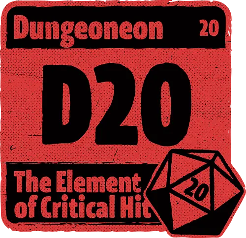 Element of Dungeon RPG - Critical Success, Science, Scientist, Sciencific, Science Art, Scientists, Science Humor, Science Joke, Funny Science, Retro Science, Sarcastic Science, Vintage Science, Funny Science Quote, Periodic Table, Periodic Table Joke, Periodic Table Parody, Stem, Humor, Joke, Fun, Funny, Sarcasm, Sarcastic, Irony, Ironic, Research, Physics, Chemistry, Chemistry Joke, Chemistry Humor, Biology, Dungeon Master, Dungeon, Dice, D20, Critical Hit, Critical, Critical Fail, Critical Role - Standard T-Shirt