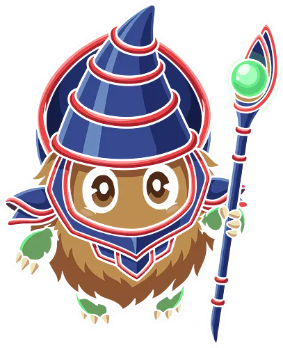 Magical Mascot: The Ultimate Kuriboh - Kuriboh shirt, Dark Magician cosplay graphic, Yu-Gi-Oh merch, nostalgic anime streetwear, trading card game apparel, kawaii monster design, 90s anime clothing, aesthetic otaku fashion, funny anime mashup tee, classic duelist merch - Standard T-Shirt