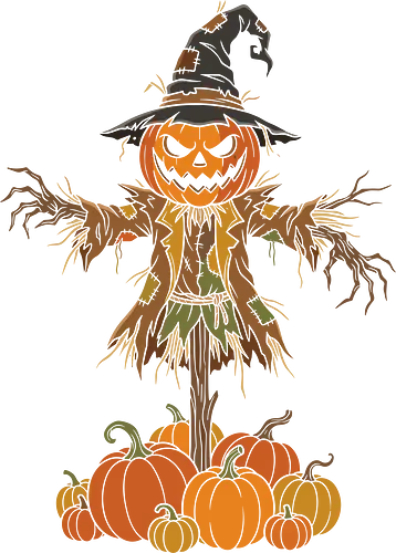 Guardian of the Patch: The Pumpkin King - creepy cute halloween merch, alternative trick or treat shirt, pumpkin patch graphic, gothic harvest festival tee, scarecrow halloween shirt, creepy pumpkin graphic tee, spooky autumn apparel, dark fall aesthetic streetwear, vintage jack o lantern design, horror farm clothing - Standard T-Shirt
