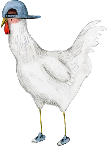 Weißes Huhn Blaue Rückwärtskappe Blaue Sneakers Streetwear - Bauernhof zu Straße Tier Kunst, weißes Streetwear Huhn, blaue rückwärts Kappe Tier, blaue Sneakers dünne gelbe Beine, urbane Mode Tier Humor, Aquarell Huhn Illustration, roter Kamm gelber Schnabel, modebewusstes Huhn Haltung, kreative Mode Tier Druck, urbane Mode Tier Humor Geschenk, stilvolles Huhn Shirt, Bauernhof urbane Mode Humor, freches Tier Kunst, Huhn Mode Zubehör, handgefertigte Tier Illustration - Standard T-Shirt
