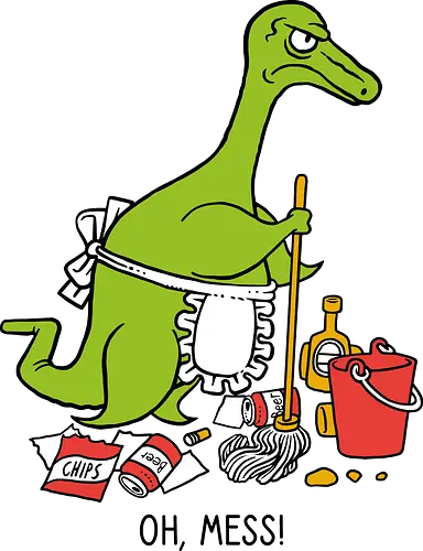 Oh Mess - Loch Ness, Creature, Crypto - Standard T-Shirt