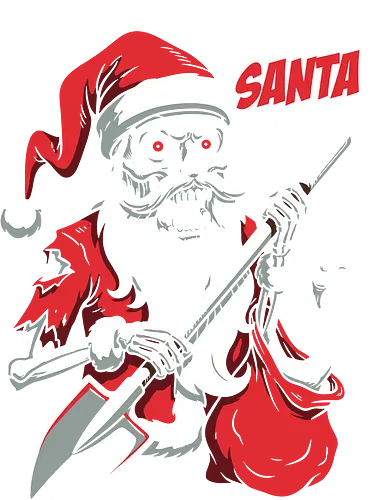 Slay Bells: The Undead Santa - zombie santa shirt, evil santa graphic tee, horror christmas apparel, undead claus clothing, dark humor holiday shirt, creepy christmas streetwear, alternative ugly sweater, skeleton santa merch, spooky festive fashion, anti christmas tee - Standard T-Shirt