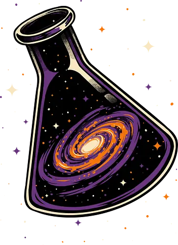 Galaxy Science Flask - Galaxy, Space, Astronaut, Astronomer, Astrophysicist, Astronomy, Science, Science Is Magic, Black Hole, Solar System, Stem, Solar, Steam, Research, Physicist, Physics, Technology, Engineer, Engineering, Studying, Study, Scientist, Science, Scientific, Scientists - Standard T-Shirt