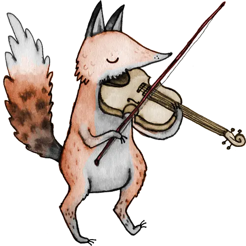 Orangefarbener Fuchs Spielt Geige Geschlossene Augen Flauschiger Schwanz - orangefarbener Fuchs spielt Geige, geschlossene Augen ruhiges Lächeln, flauschiger brauner weißer Schwanz, handgefertigte Tier Musiker Aquarell, Kawaii Fuchs Winter Musiker, gealterte goldene beige Geige, dunkelroter musikalischer Bogen, Wald musikalische Tier Kunst, Musiker Fuchs Liebhaber Geschenk, Fuchs Geige Shirt, friedlicher musikalischer Tier Ausdruck, künstlerische Aquarell Fell Textur, Winter Wald Fuchs Musik, süßer Kawaii Tier Musiker, bezaubernde musikalische Tier Kunst - Standard T-Shirt
