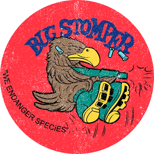 Bug Stomper - aliens, 80s, alien, colonial marines, facehugger, horror, lv 426, nostromo, retro, ripley, sci fi, science fiction, space, weyland yutani, xenomorph - Standard T-Shirt