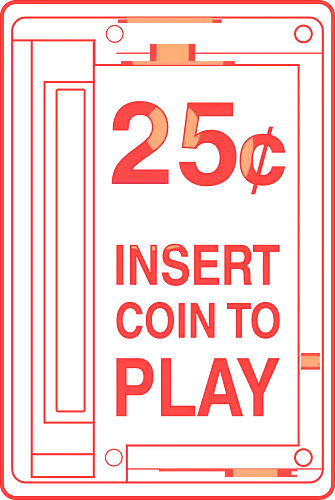 Insert Coin Arcade Machine - arcade, 80s, 90s, arcade games, arcade machine, game, game over, gamer, gaming, insert coin, nostalgia, retro, retro gamer, video game, vintage - Standard T-Shirt