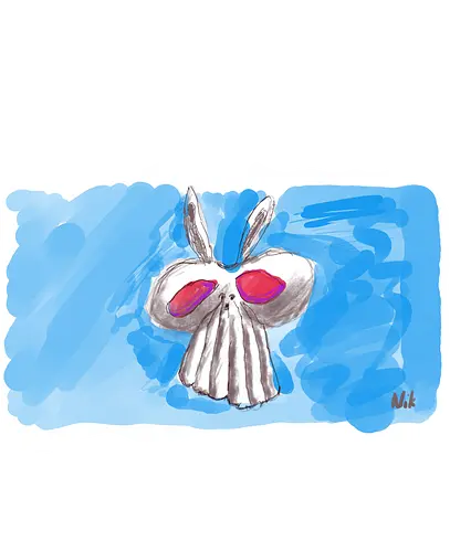 Alien Bunny - alber, einfachso, Alien, Häschen, Bunny - Standard T-Shirt