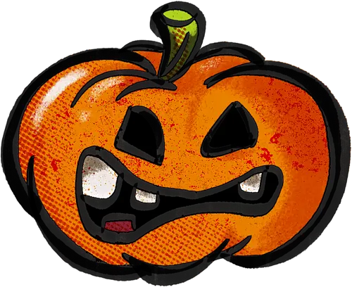 Garstiger Kürbis - Halloween, Kürbis, handgezeichnet, Monsta, Oktober - Standard T-Shirt