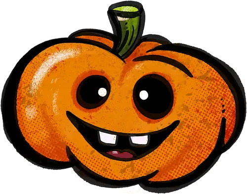 Leicht dümmlicher, aber wenigstens fröhlicher Kürbis - Kürbis, Halloween, Herbst, Jack O Lantern - Standard T-Shirt
