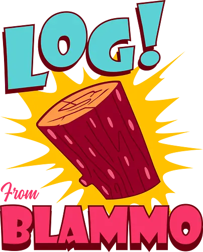 Log From Blammo - stimpy, vintage, blammo, tv shows, ren and stimpy, 90s, cartoon, childhood, funny, funnytee, hilarious, joke, nostalgia, ren, retro - Standard T-Shirt