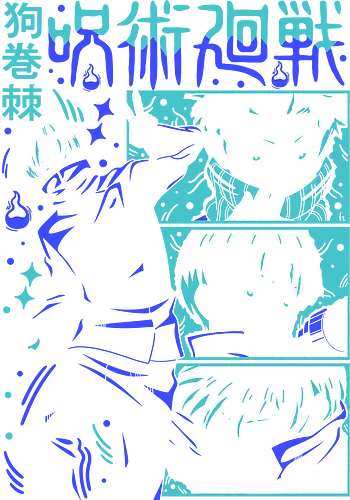 Toge Inumaki Cursed Speech JJK Tee - toge inumaki, jjk toge, cursed speech user, teal blue palette, cool side character, anime otaku gift, jujutsu kaisen merch, weeb shirt - Standard T-Shirt