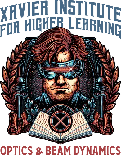 Optics and Beam Dynamics - Comics, comic book, movie, superhero, mutant, character, action, sci-fi - Standard T-Shirt
