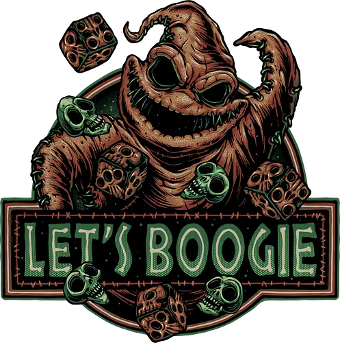 Let’s Boogie - Movie, animated, animation, horror, Halloween, creature, character, fantasy - Standard T-Shirt
