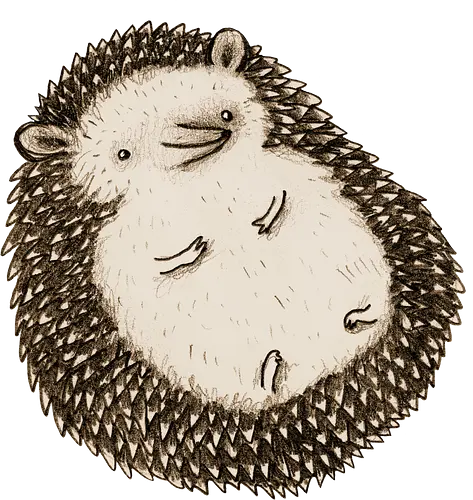 Molligem Igel Liegend Bauch Oben Lächelnd Sepia Kunst - molliger Bauch oben Igel, Igel auf dem Rücken liegend süß, Sepia Igel Illustration, künstlerische Skizze glücklicher Igel, molliger lächelnder Igel, faules Tier Kunst, detaillierte Stacheln beige braun, entspannter Tier Druck, Igel Liebhaber Geschenk, süßes Igel Shirt, Igel kurze Beine, strukturierte Bleistift Tier Kunst, zufriedener ruhender Igel, süßes Tier Bauch, lustiges süßes entspanntes Tier - Standard T-Shirt