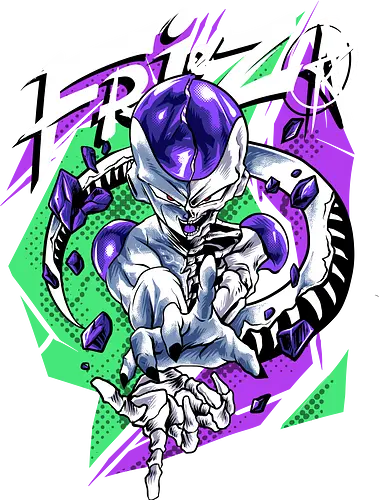 broken violet alien  - Dragon, frieza, villain, streetwear, artwear, cool, songoku - Standard T-Shirt