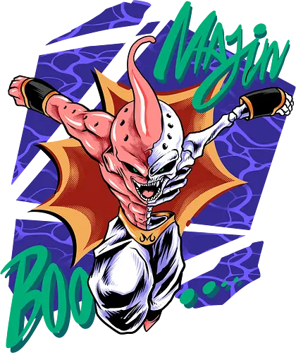 candy monster act  - majinbuu, kidsbuu, villain, skeleton, skull, streetwear, artwear, cool - Standard T-Shirt