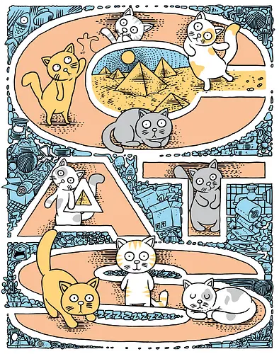 Cat vibes - Cats - Standard T-Shirt