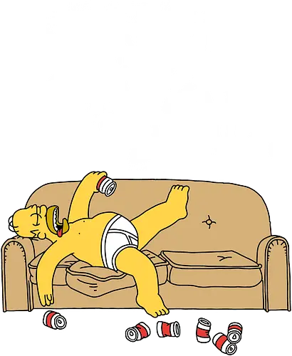 Drunks not dead - Homer Simpson, Punk, Rock, Drunk, Beer - Standard T-Shirt