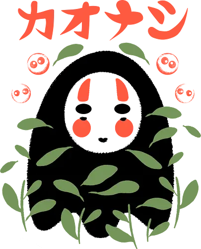 Leafy Little Void - japanese, japan, spirited away, anime, anime inspired, funny, fantasy, cute, cute creature, animals, spirit, forest spirit, cute, whimsical, kawaii, movie - Standard T-Shirt