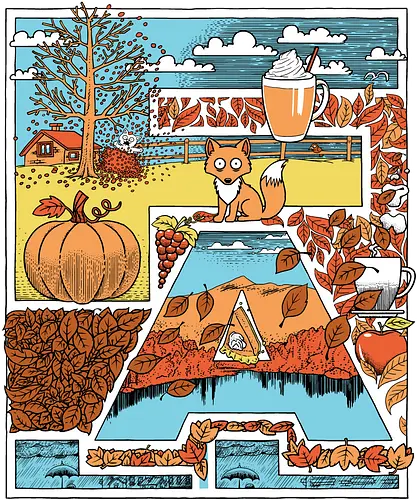 I love fall - Fall, Autumn - Standard T-Shirt