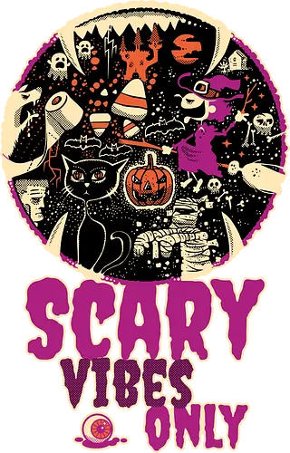Scary vibes only - Scary vibes, Halloween, Horror - Standard T-Shirt