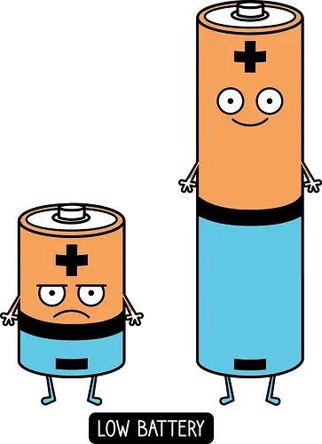 Low battery - Battery - Standard T-Shirt