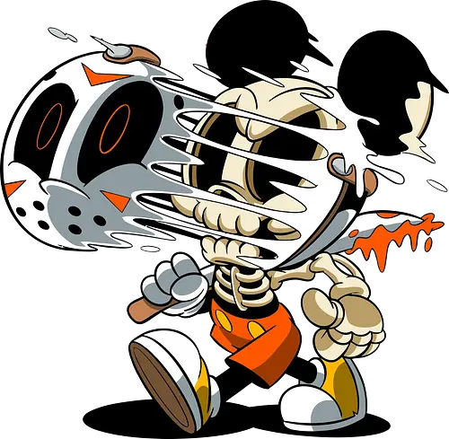 Skelett-Maus Slasher - Halloween Horror Cartoon Kunst - Mickey freaky art, estampa geek horror, Disney scary art, camiseta geek Halloween, Cartoon Horror Slasher, Halloween Terror Druck, freaky Maus Horror, Underground Slasher Kunst, Skelett Cartoon Halloween, Geek Terror Druck, klassischer Horror Cartoon, Pop Art Slasher, Horror Halloween Charakter, Cartoon Dark Art, Skelett Maus Horror, Eishockeymaske Cartoon, Slasher Cartoon Kunst, blutiges Messer Cartoon, Halloween Geek Kunst, Mickey Mouse horror, Jason Voorhees Disney, Mickey Halloween skeleton, Disney horror art, Sexta-Feira 13, Mickey zumbi, arte geek terror, camiseta horror Disney, Mickey Mouse Jason mask, cartoon horror, slasher art, cultura pop terror, Mickey Mouse esqueleto, Disney Halloween, Jason Voorhees mask, horror cartoon Disney - Standard T-Shirt
