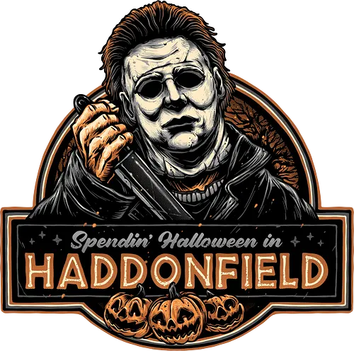 Halloween in Haddonfield - Horror, Halloween, movie, horror movie, villain, classic movie - Standard T-Shirt