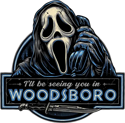 See you in Woodsboro - Horror, Halloween, movie, horror movie, villain, classic movie - Standard T-Shirt