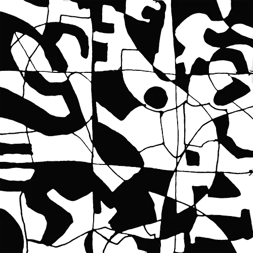 Fair and   1 - Patterns, black, random, graphic, streetwear graphic, artsy shirt, linocut art, Holzschnitt, handmade aesthetic, urban wear, illustration, graphic tee, artistic tee, indie ästhetik, boho vibe - Standard T-Shirt