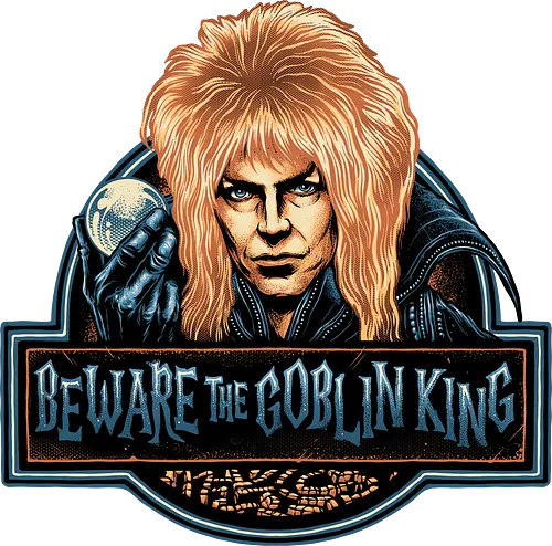 Beware the Goblin King - fantasy, Movie, film, classic movie, fiction, fictional, character, creature - Standard T-Shirt