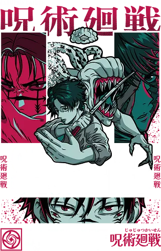 Jujutsu Sacrifice Arc Legacy - Jujutsu, sacrifice arc, cursed clash, manga action, anime fan, dark theme, birthday gift weeb, multi character - Standard T-Shirt