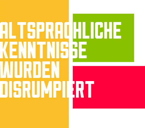 Altsprachliche Kenntnisse