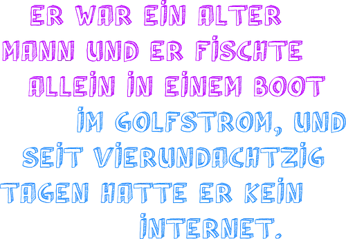 Der alte Mann und das Internet