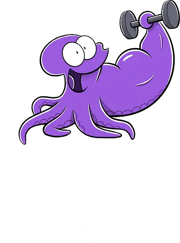 Never Skip Leg Day! - Joscha Sauer, Joscha, Nichtlustig, comic, Nicht Lustig, Leg day, Skip, squid, tintenfisch