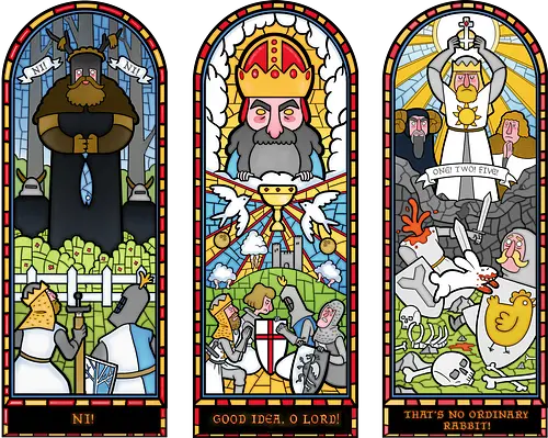 Windows of Aaaaargh - monty python, ritter der kokosnuss, aargh, john cleese